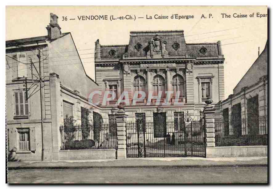CPA Vendome L et Ch la Caisse d'Epargne 