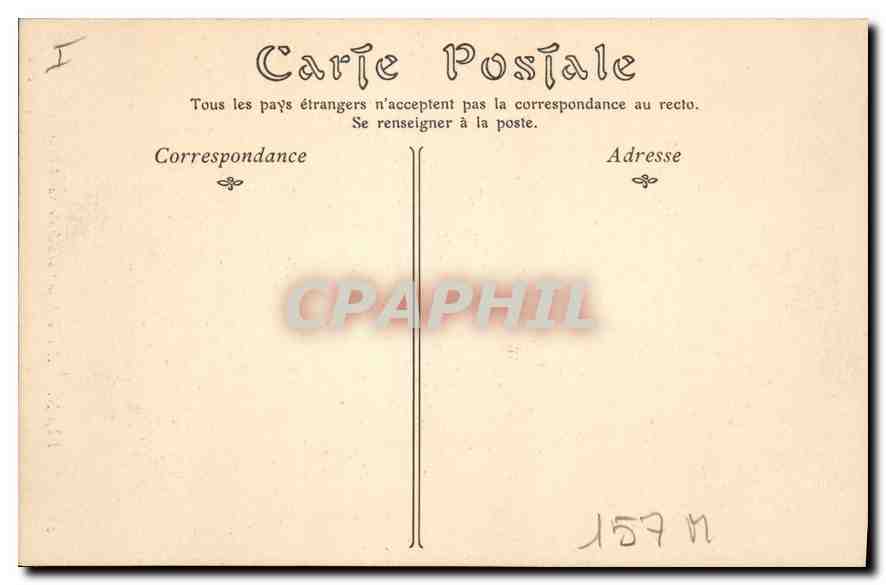 CPA Dijon Abside de la cathedrale Saint Benigne  — Rückseite