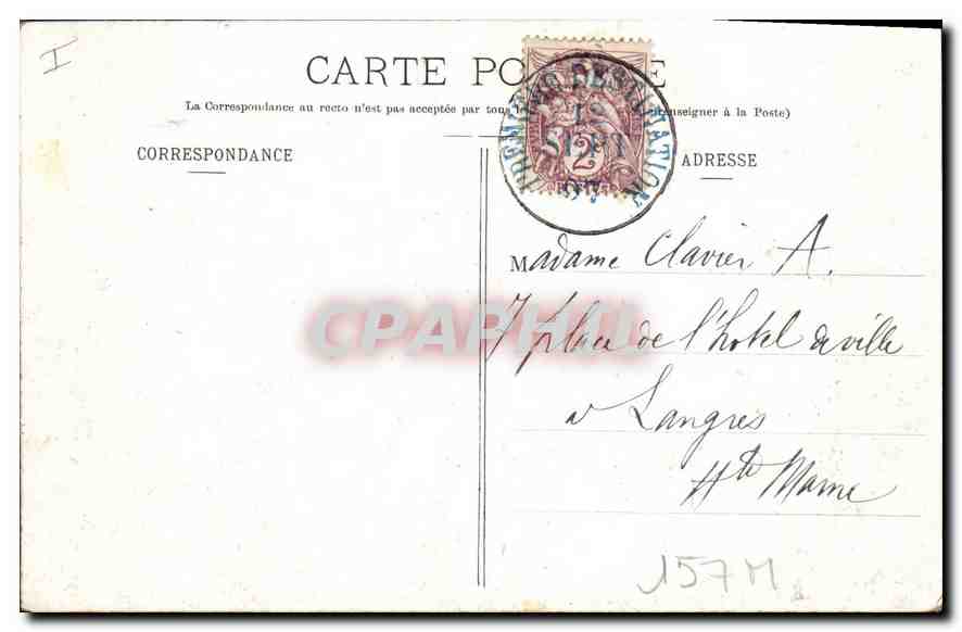 CPA Dijon Square des Ducs de Bourgogne et tour des Etats  — Verso