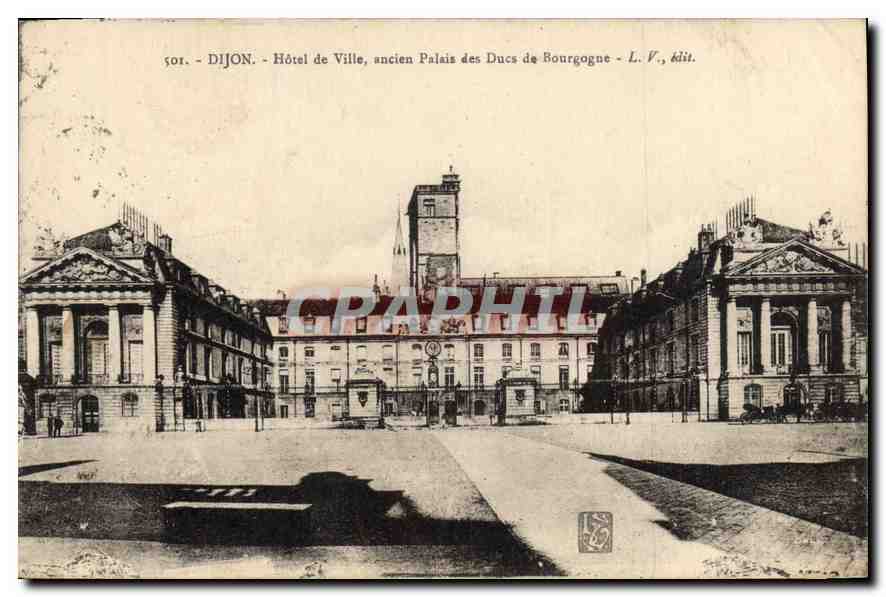 CPA Dijon hotel de ville ancien palais des Ducs de Bourgogne 