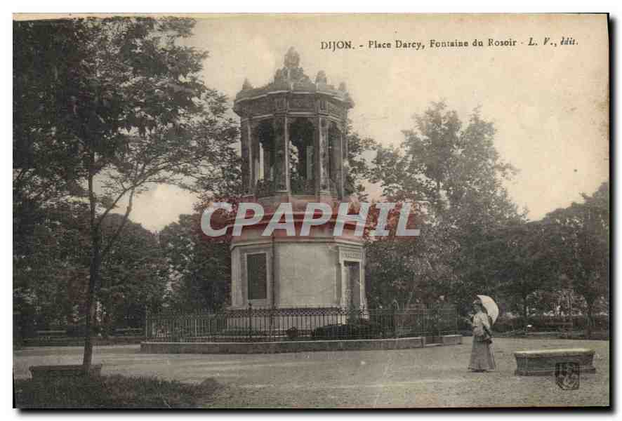 CPA Dijon place Darcy Fontaine du Rosoir 