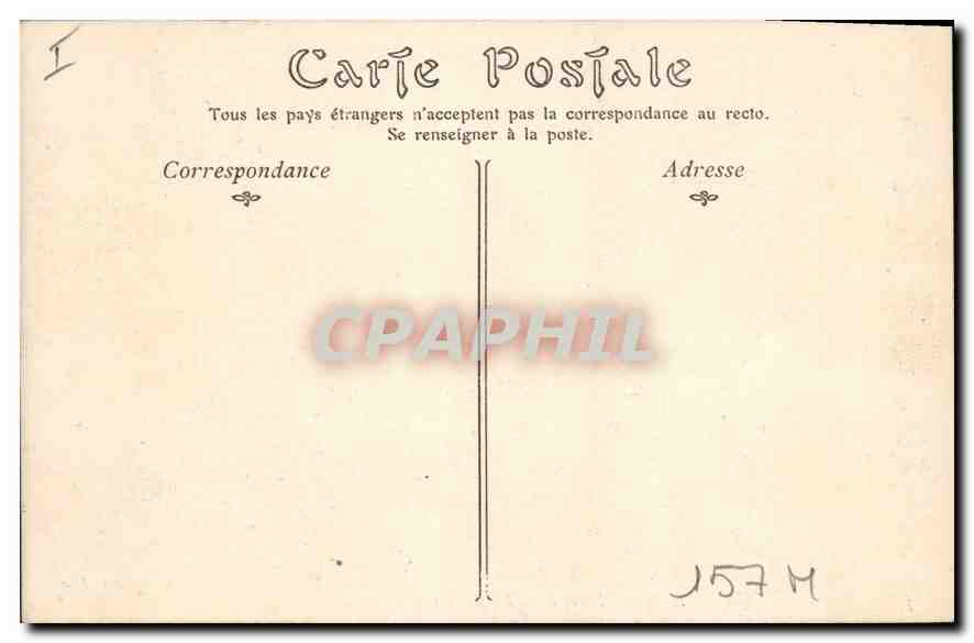 CPA Dijon le Square Darcy et l'hotel de la Cloche  — Rückseite