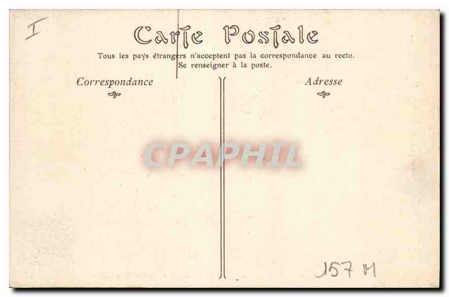 CPA Dijon le Square Darcy et l'hotel de la Cloche  — Rückseite