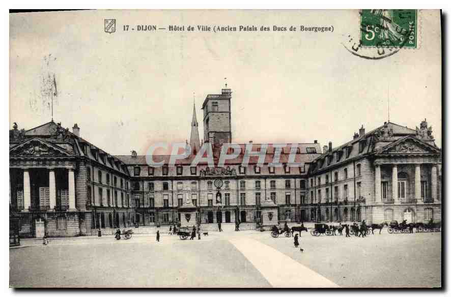 CPA Dijon hotel de ville Ancien palais des Ducs de Bourgogne 