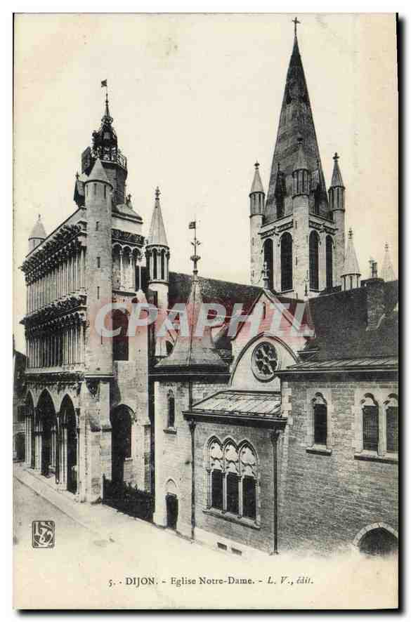 CPA Dijon Eglise Notre Dame 
