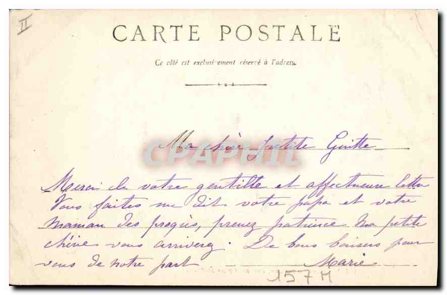 CPA Dijon Place St Etienne Bourse Eglise St Michel  — Rückseite