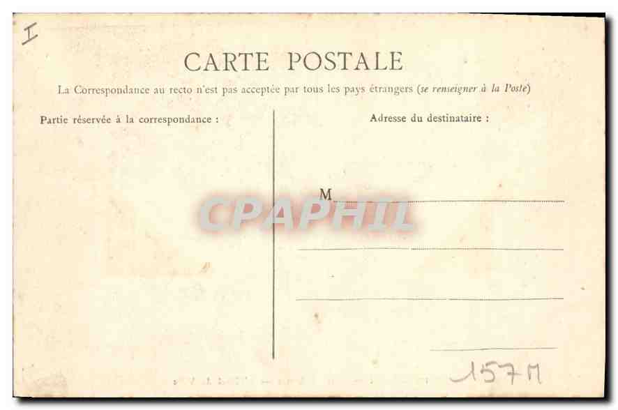 CPA Dijon place d'Armes l'hotel de ville  — Rückseite