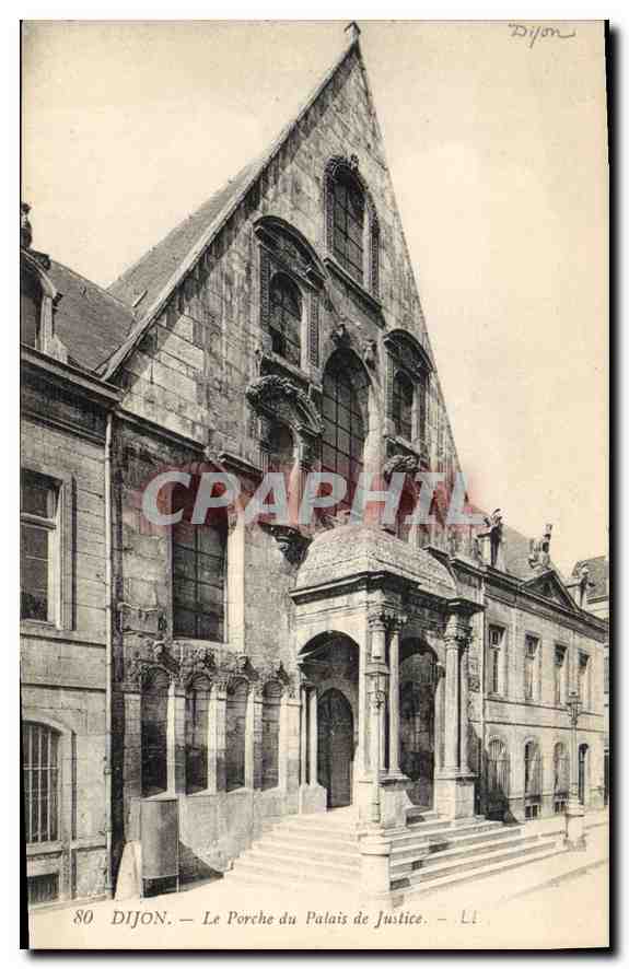 CPA Dijon le Porche du palais de justice 