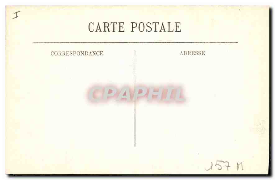 CPA Dijon l'hotel de ville  — Rückseite