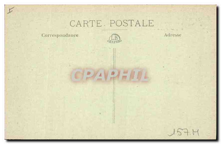 CPA Dijon l'hotel des postes Inaugure le 24 Octobre 1909 sur l'emplacement de l'ancien chateau de Di — Rückseite
