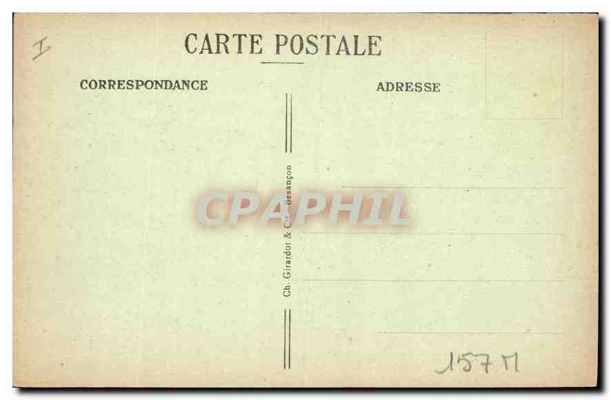 CPA Dijon Abside de la cathedrale Sainte Benigne  — Verso