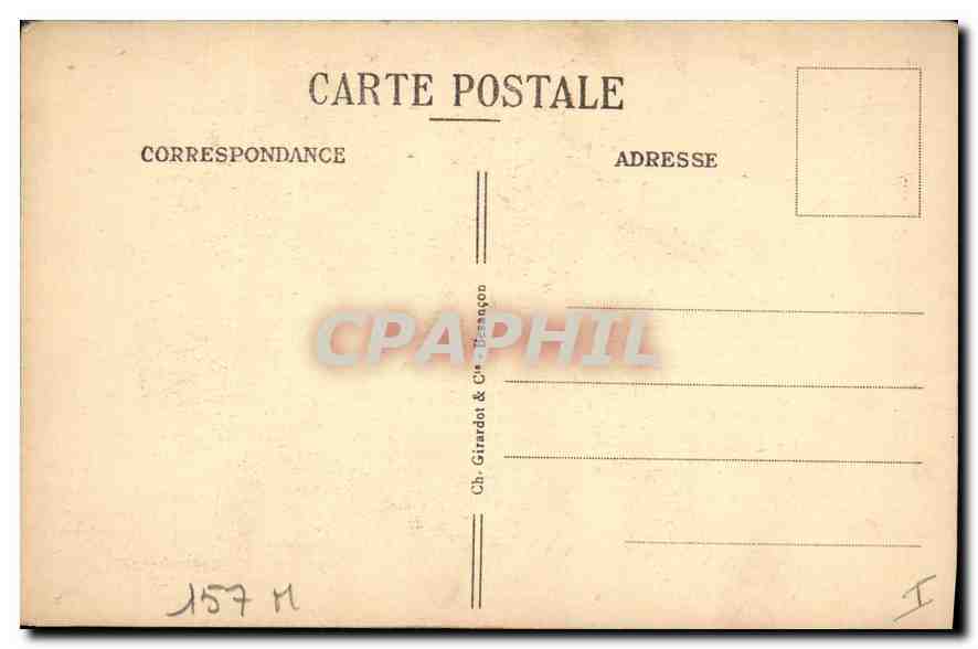 CPA Dijon Abside de la cathedrale Saint Benigne  — Rückseite