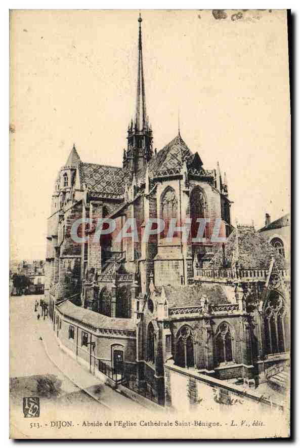CPA Dijon Abside de l'eglise Cathedrale Saint Benigne 