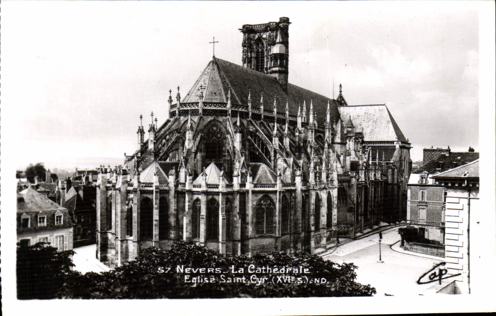 Nevers - La Cathédrale - Église Saint-Cyr (XVIIe s.)