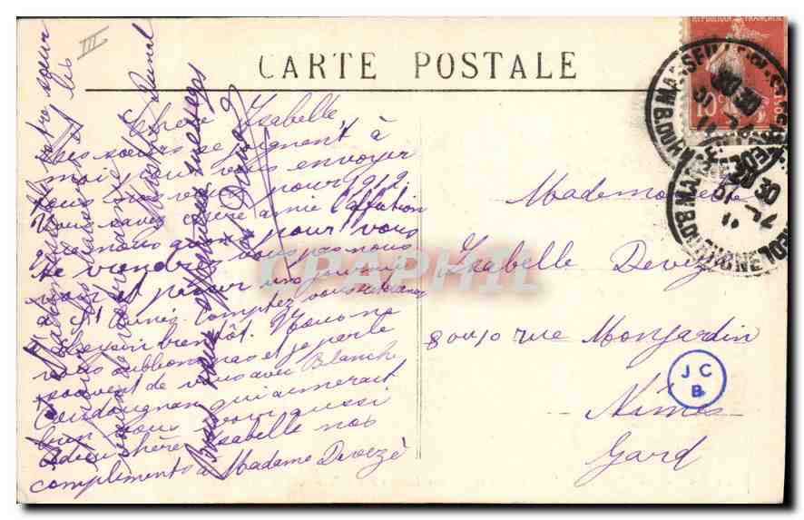 Marseille — Vue Générale des Bassins de la Joliette — Magnann Général, Marseille, n°20 — Reverso