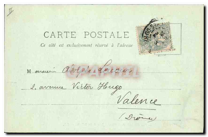 CPA Marseille vue generale de la Grande Jetee de la Joliette  — Verso