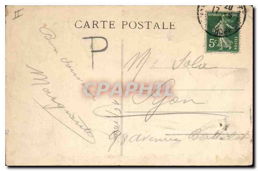 CPA Marseille vue generale des Bassins de la Joliette  — Rückseite