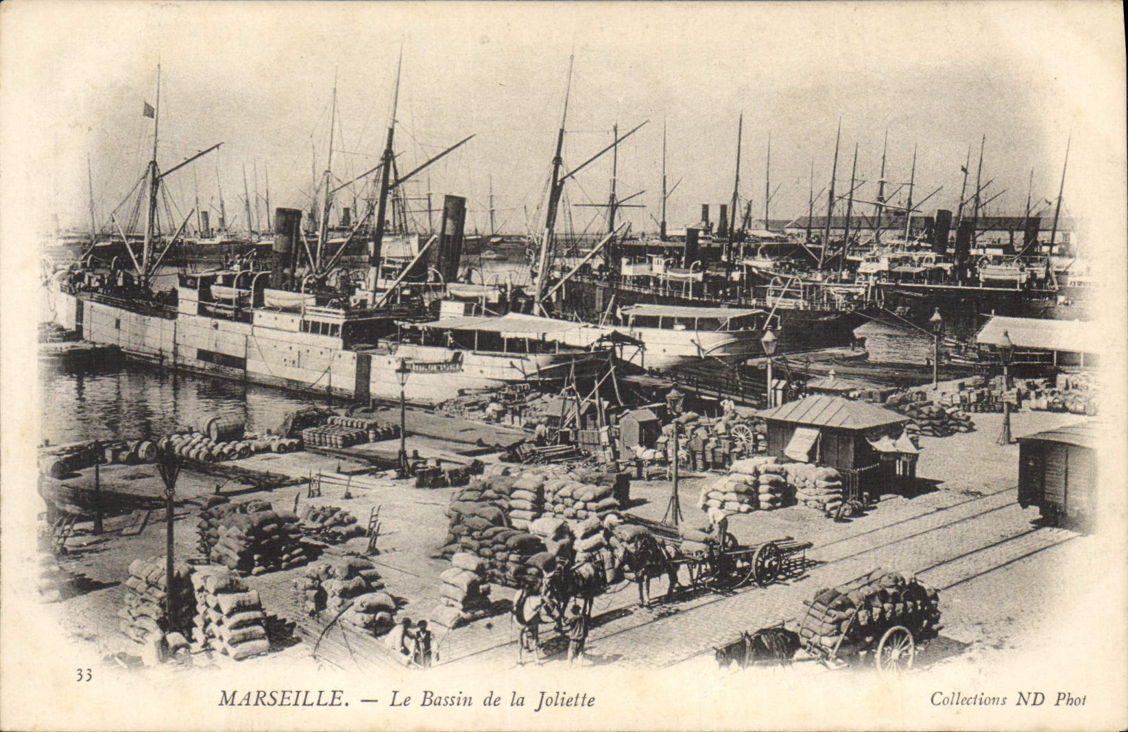 Marseille — Le Bassin de la Joliette — Collections ND Phot