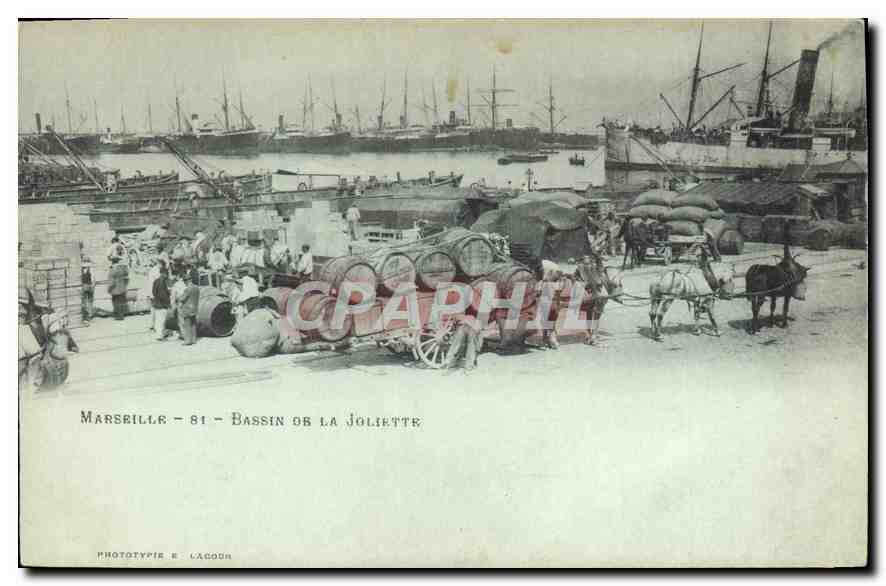 CPA Marseille Bassin de la Joliette 