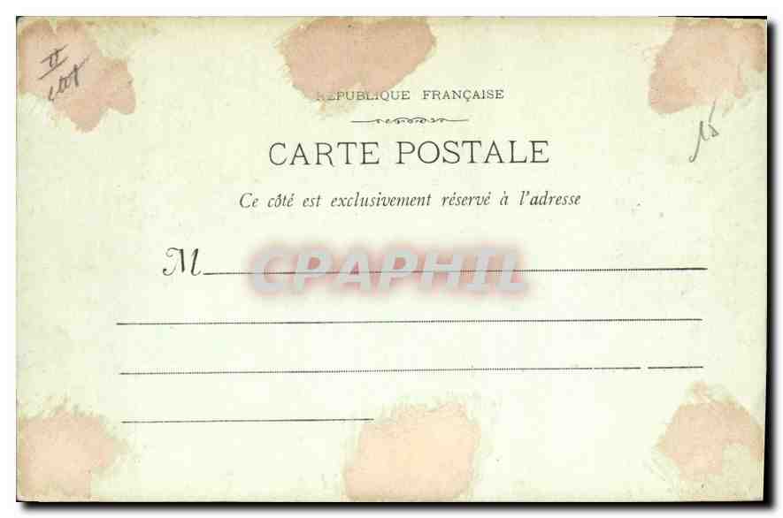 CPA Marseille Bassin de la Joliette  — Rückseite