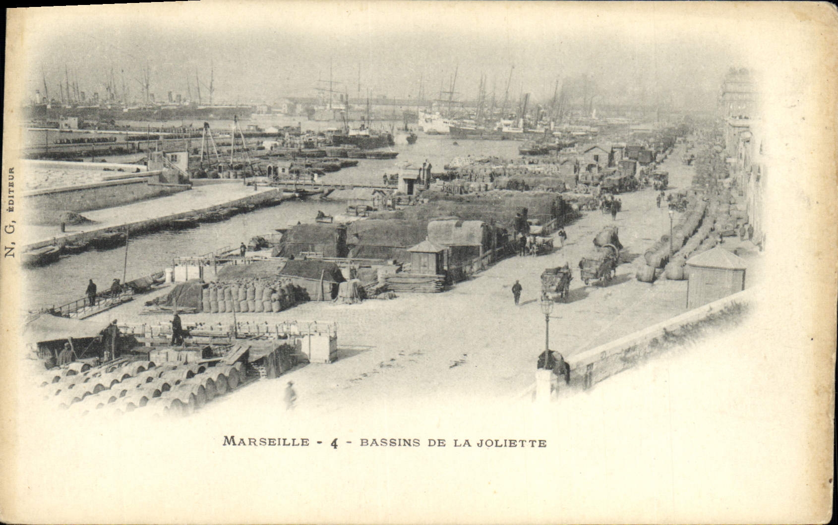 Marseille - Bassin der Joliette — Verlag N. G., Nr. 4