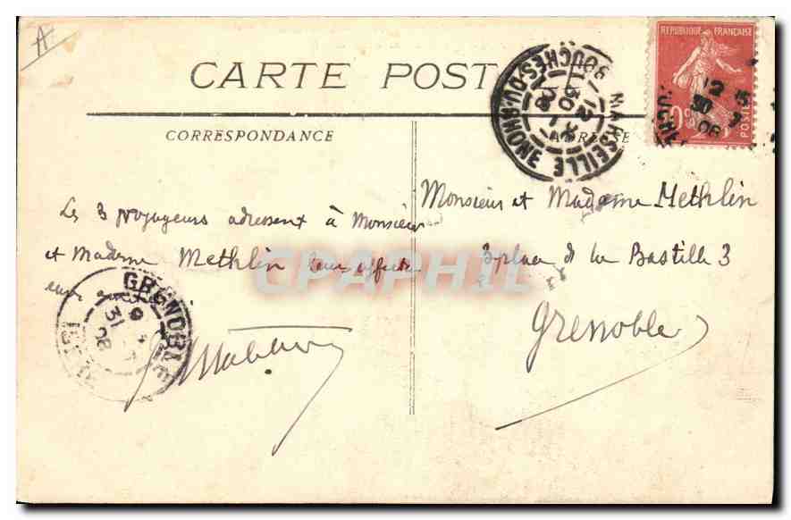 CPA Marseille la Joliette le Quai d'Embarquement — Reverso