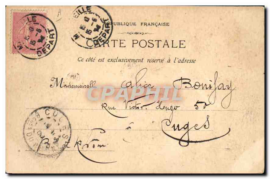 Marseille - Quai d'Embarquement des Transatlantiques — Phototypie E. Lacour, 19, rue Thubaneau — n° 966 — Reverso