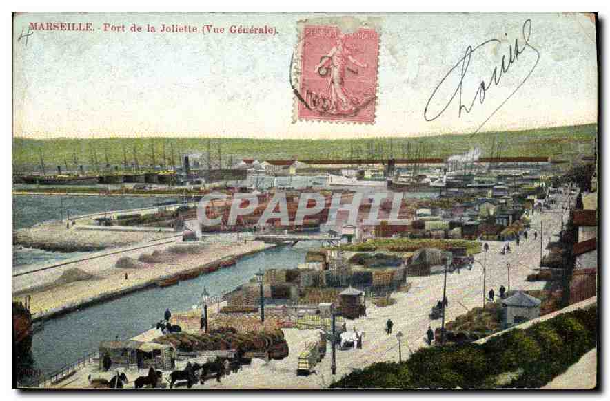 Marseille. Port de la Joliette (Vue Générale) — Éd. Deck, Marseille, n°4