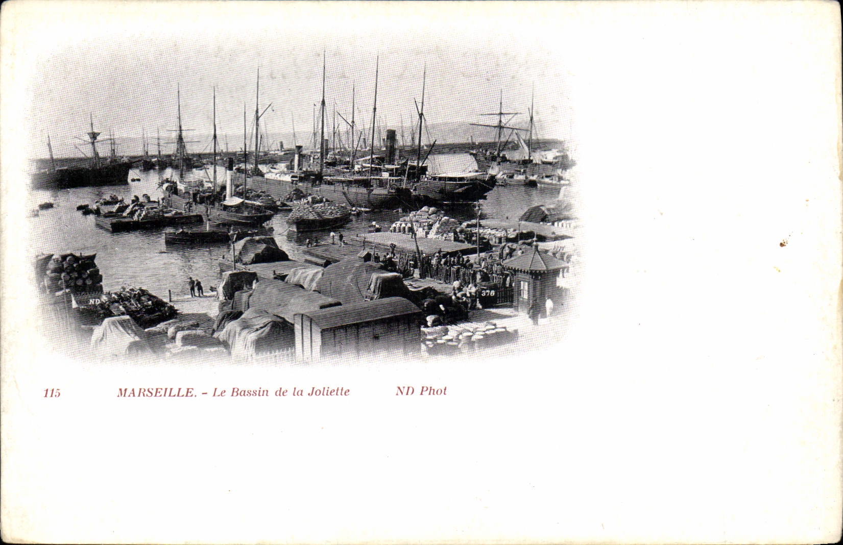 Marseille - Le Bassin de la Joliette — ND Phot, n° 115