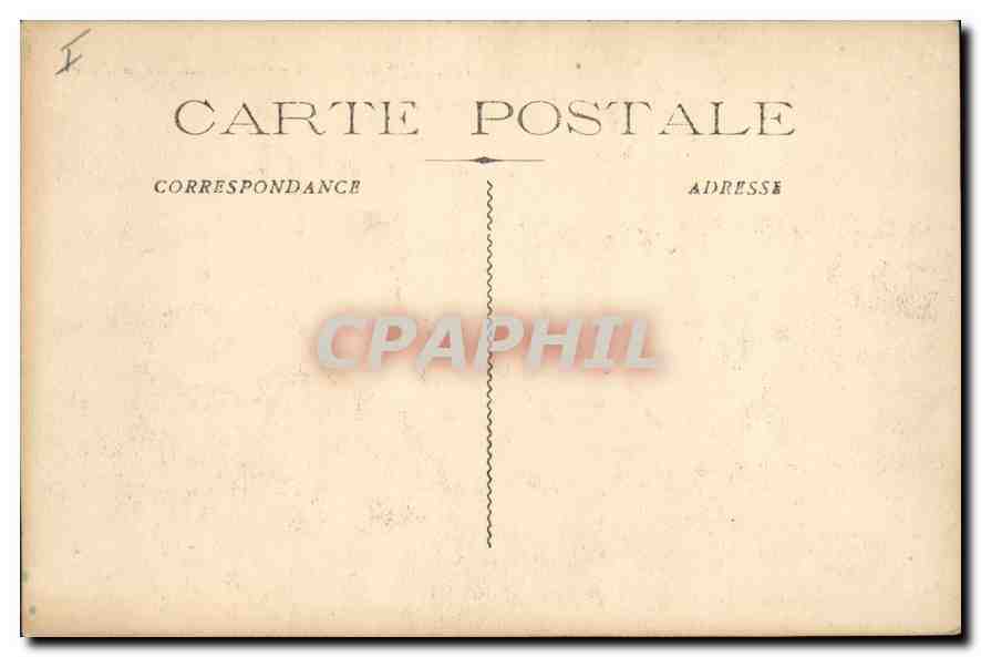 CPA Marseille Promenade de la Jetee  — Rückseite