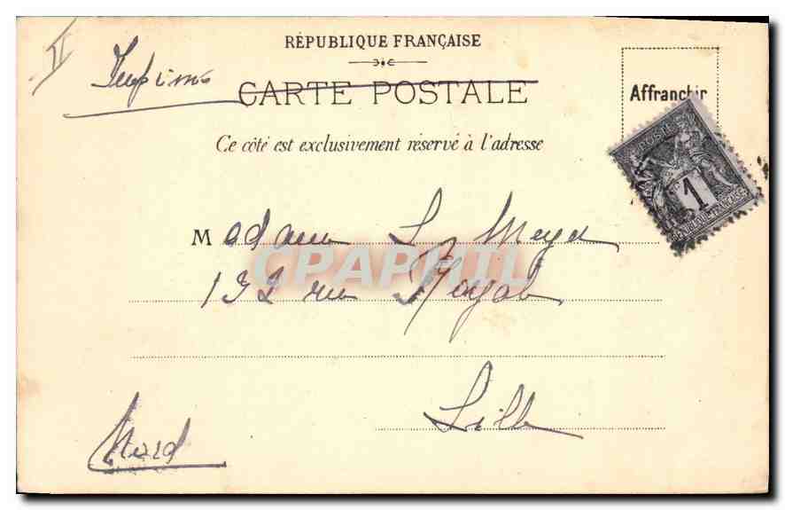 La Joliette et les Messageries — Marseille — Phot. Giletta, Nice — Verso