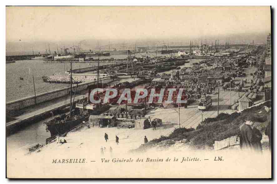 Marseille — Allgemeiner Blick auf die Bassins de la Joliette — LM.