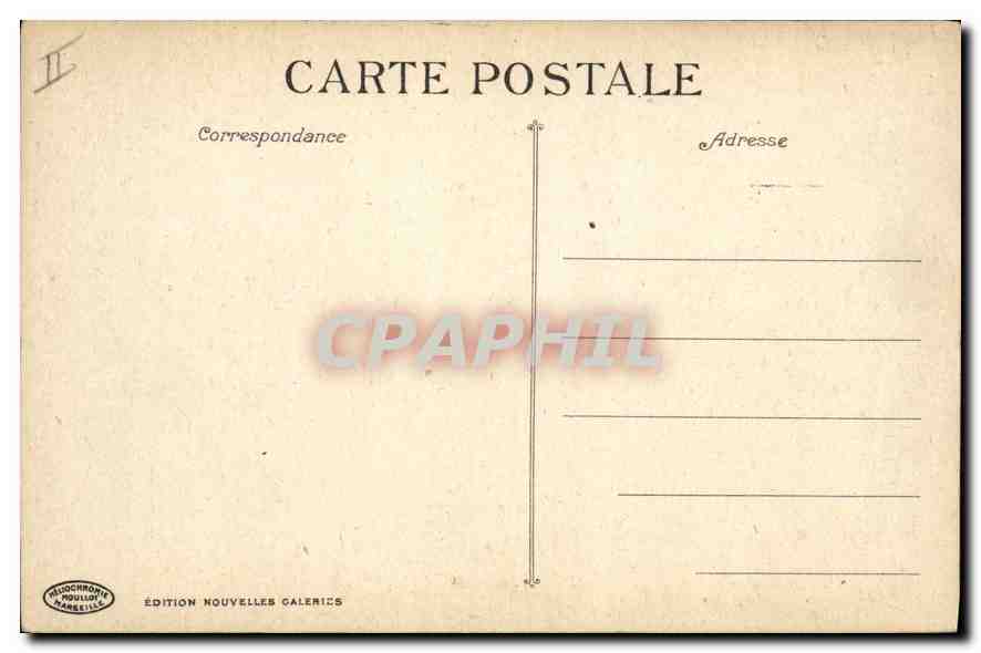 CPA Marseille Port de la Joliette vu du Pharo  — Rückseite