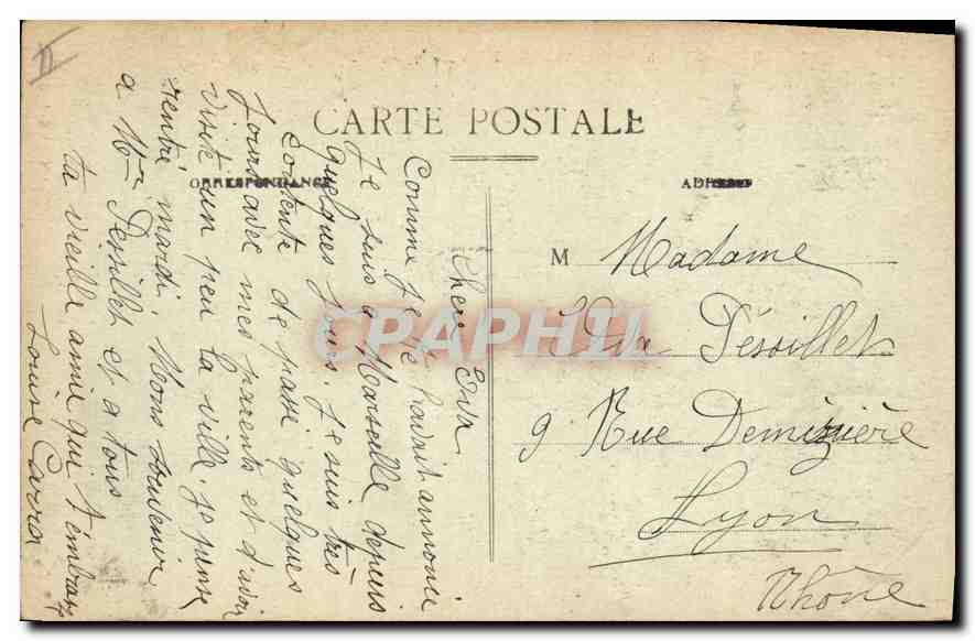 MARSEILLE — Quai de la Jollette — A. C. — Imp. Gerte, Marseille — Verso