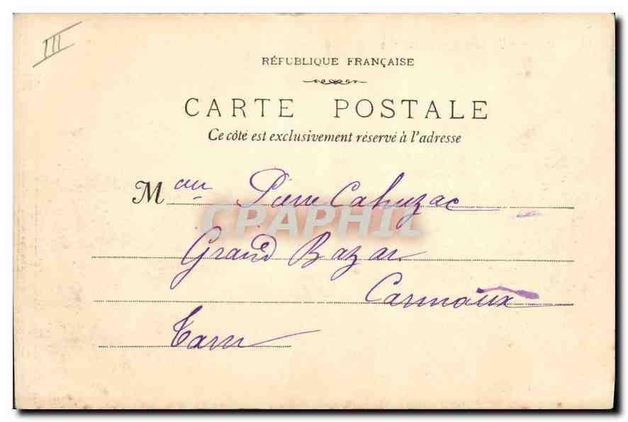 Marseille - Un Coin des Messageries Maritimes — Phototypie E. Lacour, 12 rue Toubaneau — Verso