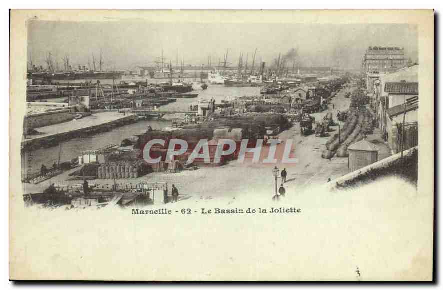 CPA Marseille le Bassin de la Joliette 
