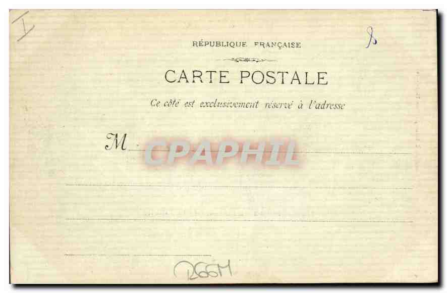 CPA Marseille le Bassin de la Joliette  — Verso