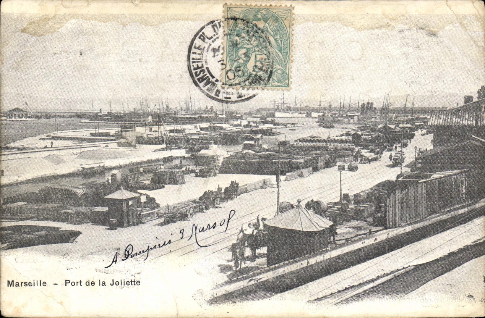 CPA Marseille port de la Joliette 