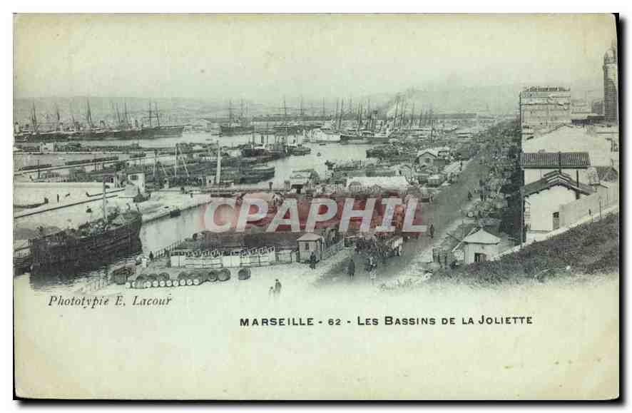 CPA Marseille les Bassins de la Joliette 