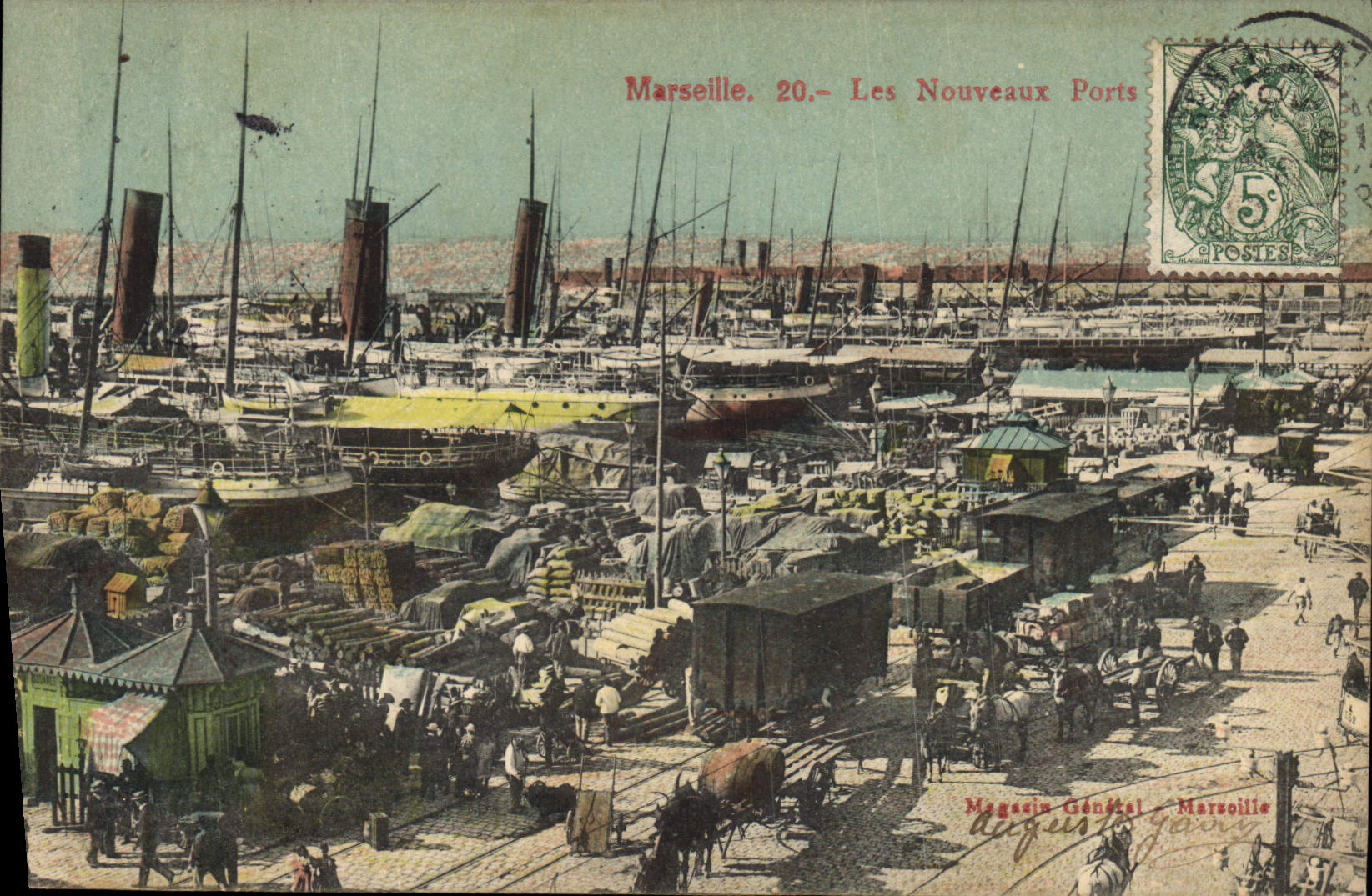 CPA Marseille les Nouveaux ports 
