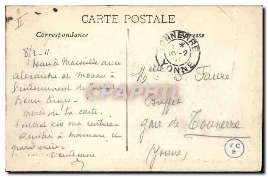 Marseille — Vue Générale des Bassins de la Joliette — Éd. 15 — Reverso