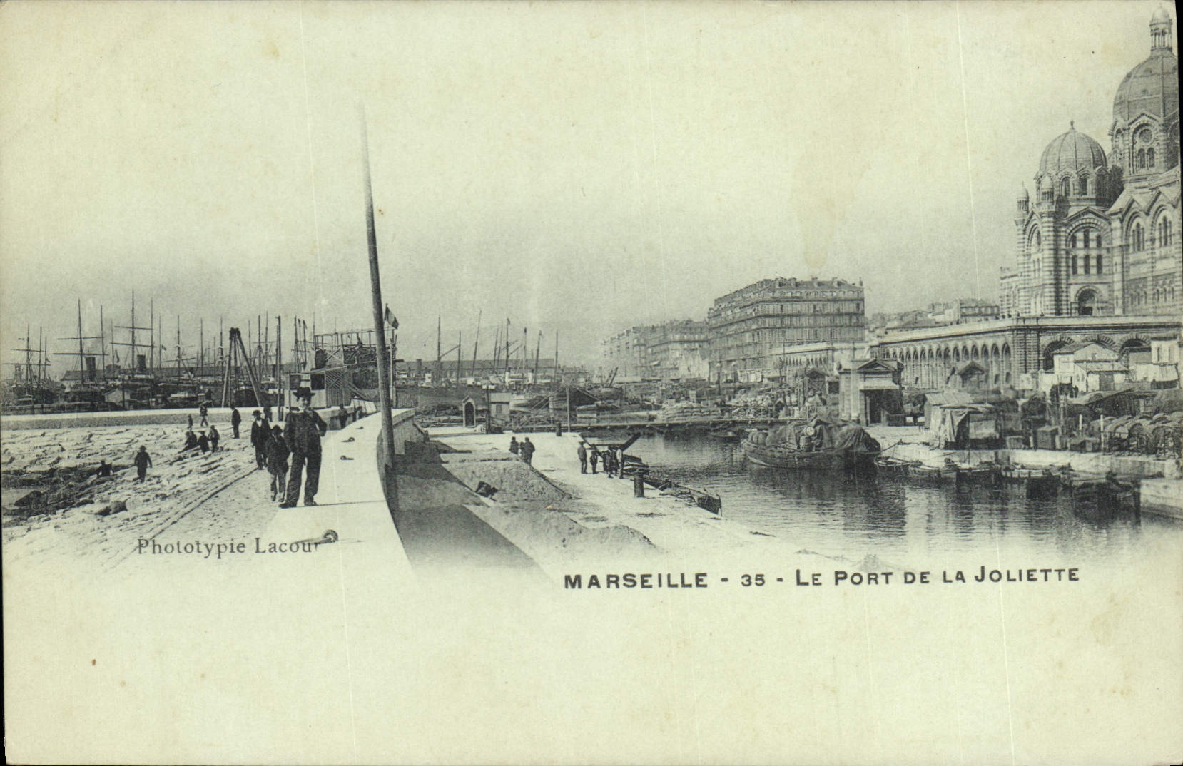 Marseille - 35 - Le Port de la Joliette — Phototypie Lacour
