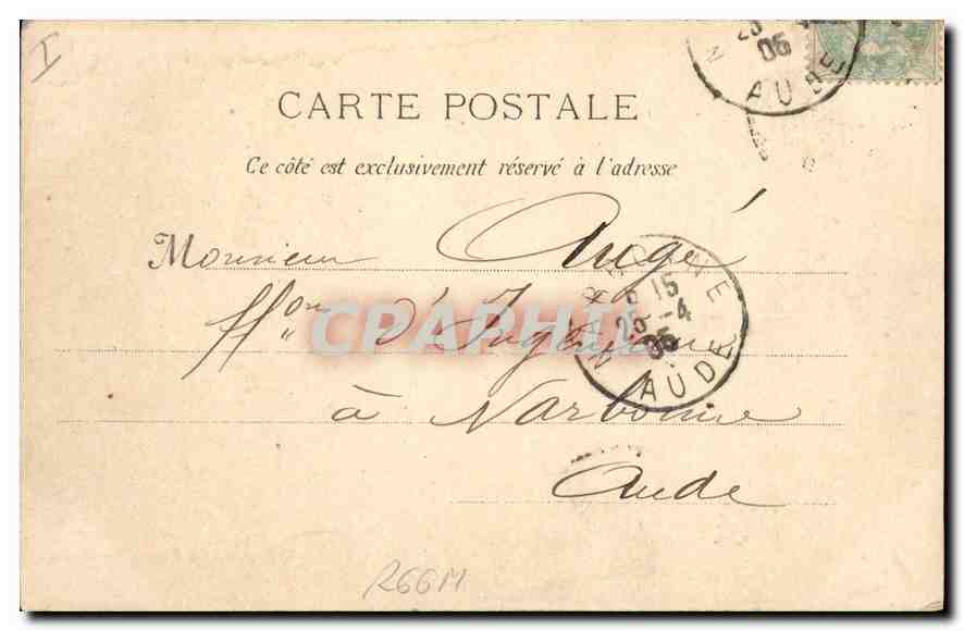 Marseille — Vue prise du Phare Ste Marie — CPAPHIL n°20 — Verso