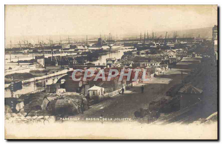Marseille — Bassin de la Joliette — Éditeur : A. G. G. (n° 346)