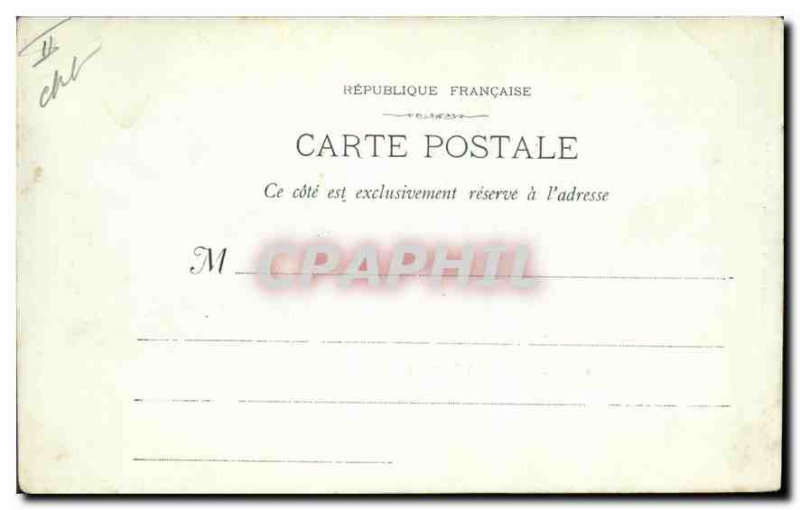 CPA Marseille le Quai des Forges  — Verso