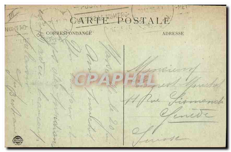 Marseille — Les Bassins de la Joliette — Éditeur Lapicarl, Nr. 124 — Rückseite