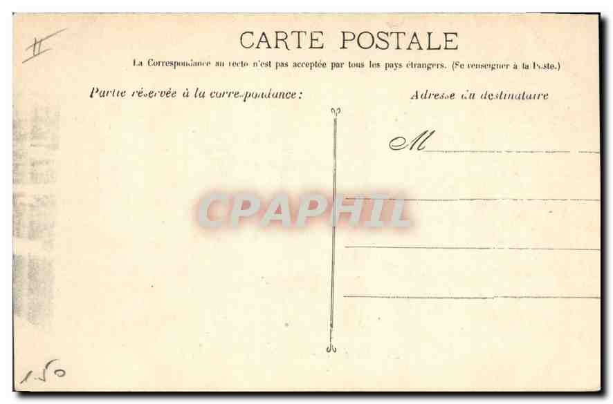 CPA Marseille un coin de la Joliette  — Rückseite