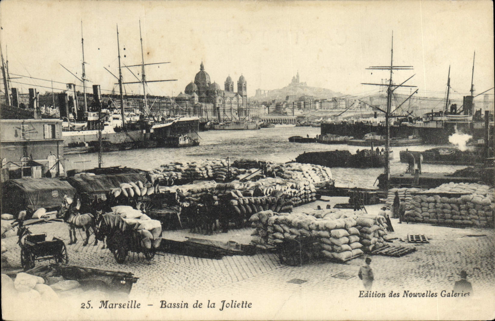 Marseille — Bassin de la Joliette — Edition des Nouvelles Galeries