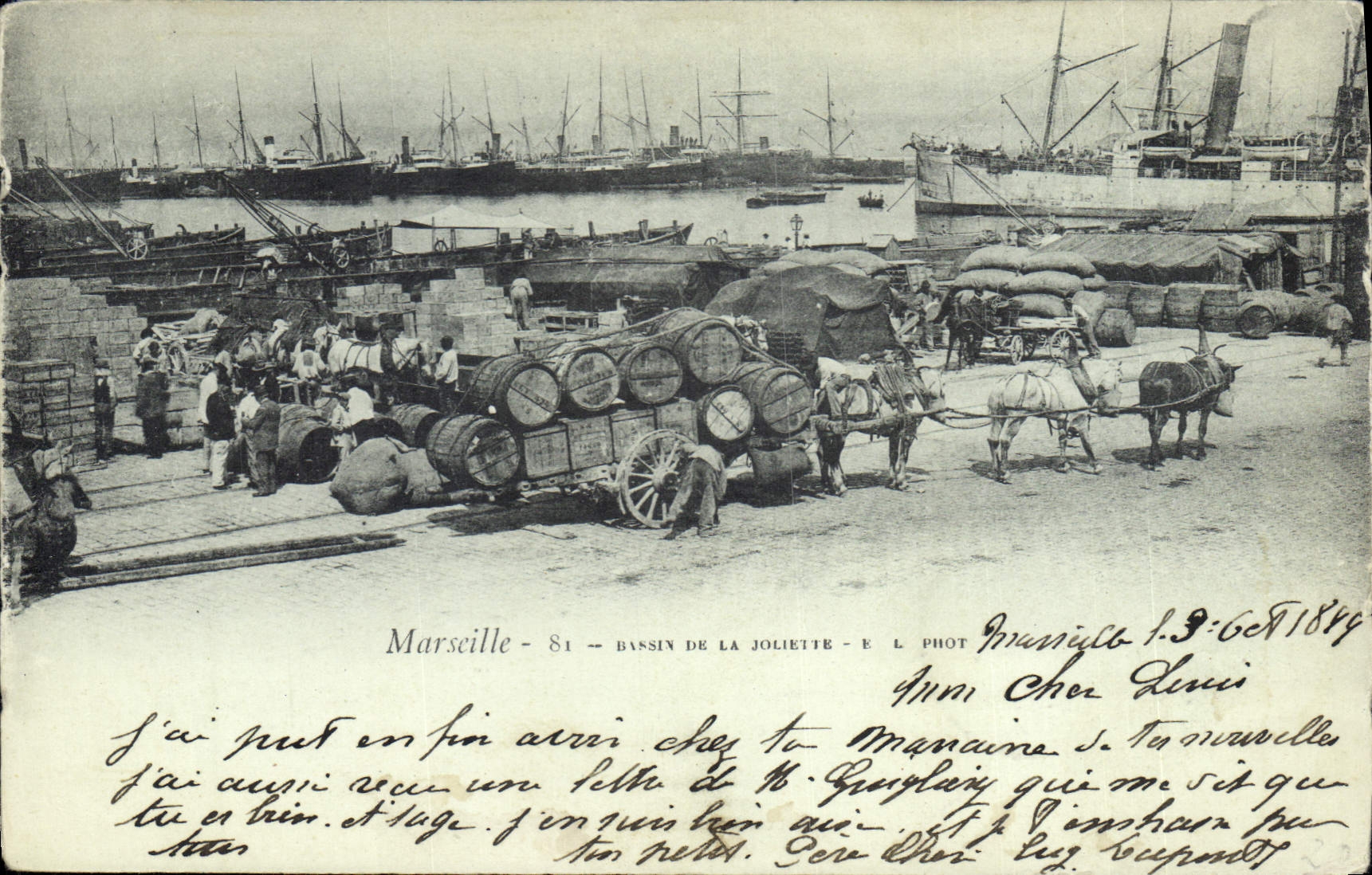 CPA Marseille Bassin de la Joliette 