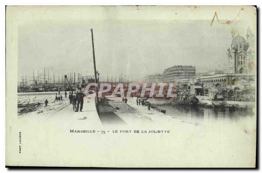 CPA Marseille le port de la Joliette 